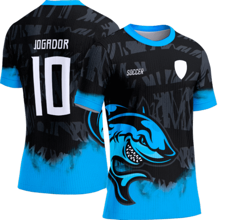 Arte Vetor Camisa Interclasse 087 Tubarão