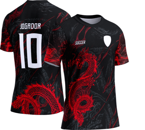 Arte Vetor Camisa Interclasse 093 Dragão
