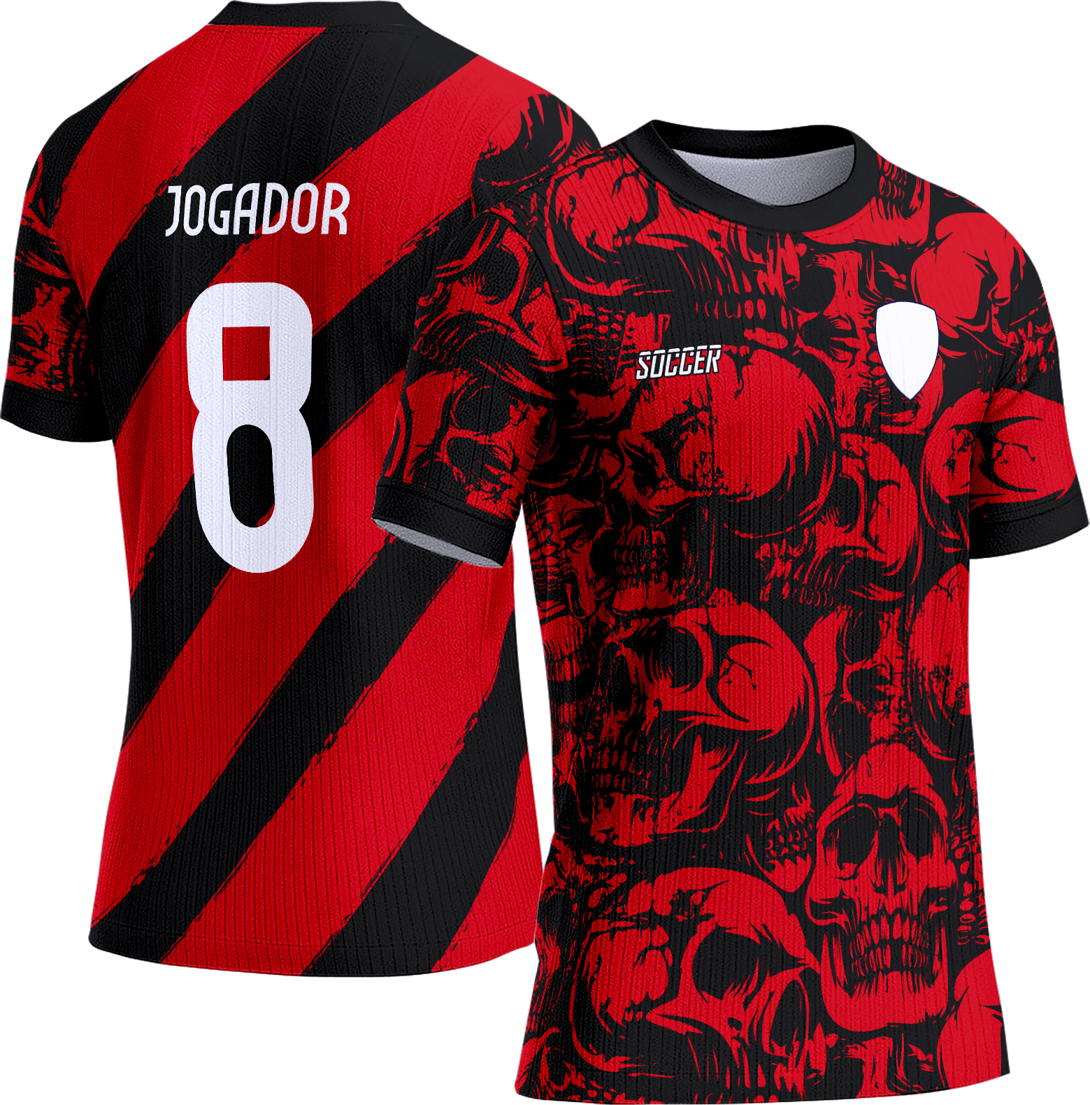 Arte Vetor Camisa Interclasse 143 Caveira