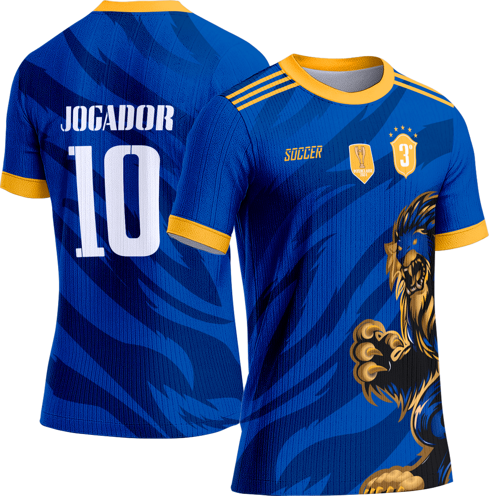 Arte Vetor Camisa Interclasse 199 Leão