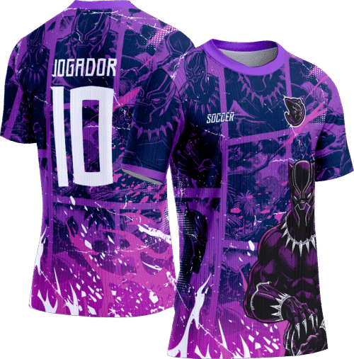 Arte Vetor Camisa Interclasse 365 Pantera Negra