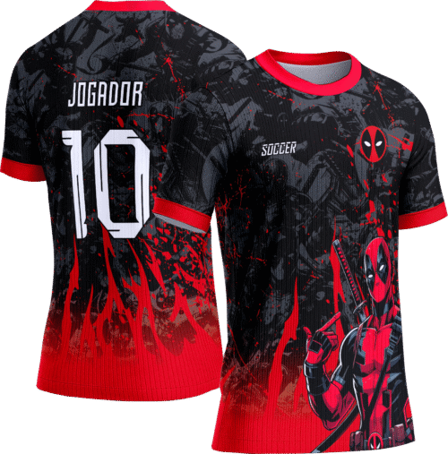 Arte Vetor Camisa Interclasse 374 Deadpool