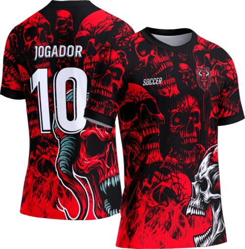 Arte Vetor Camisa Interclasse 385 Caveira