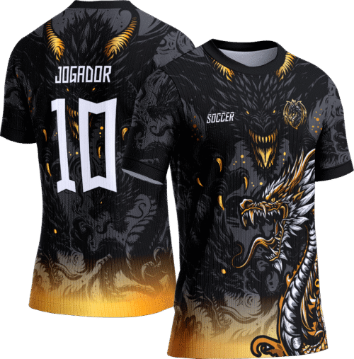 Arte Vetor Camisa Interclasse 387 Dragão