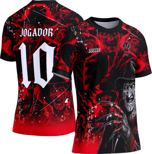 Arte Vetor Camisa Interclasse 392 Fredy Krueger