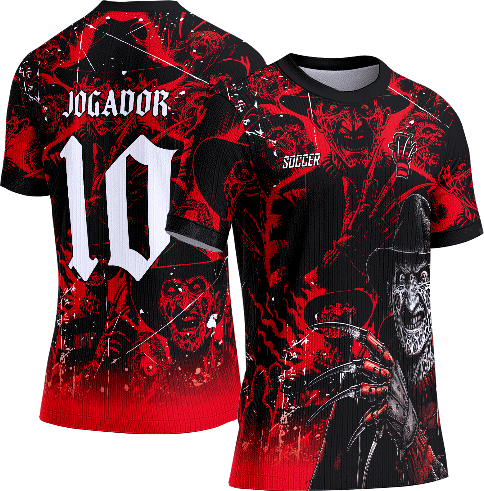 Arte Vetor Camisa Interclasse 392 Fredy Krueger