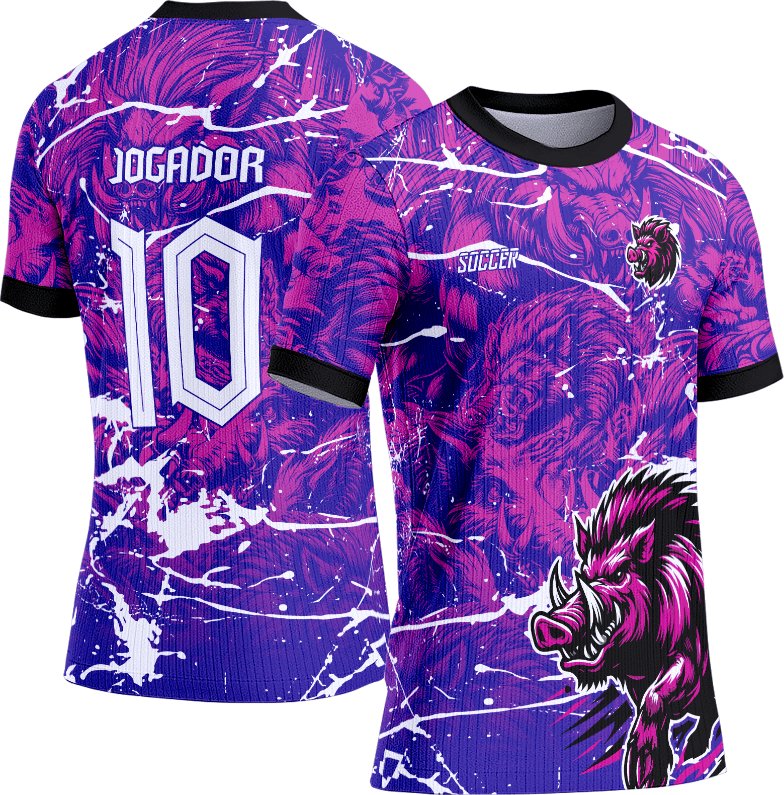 Arte Vetor Camisa Interclasse 397 Javali
