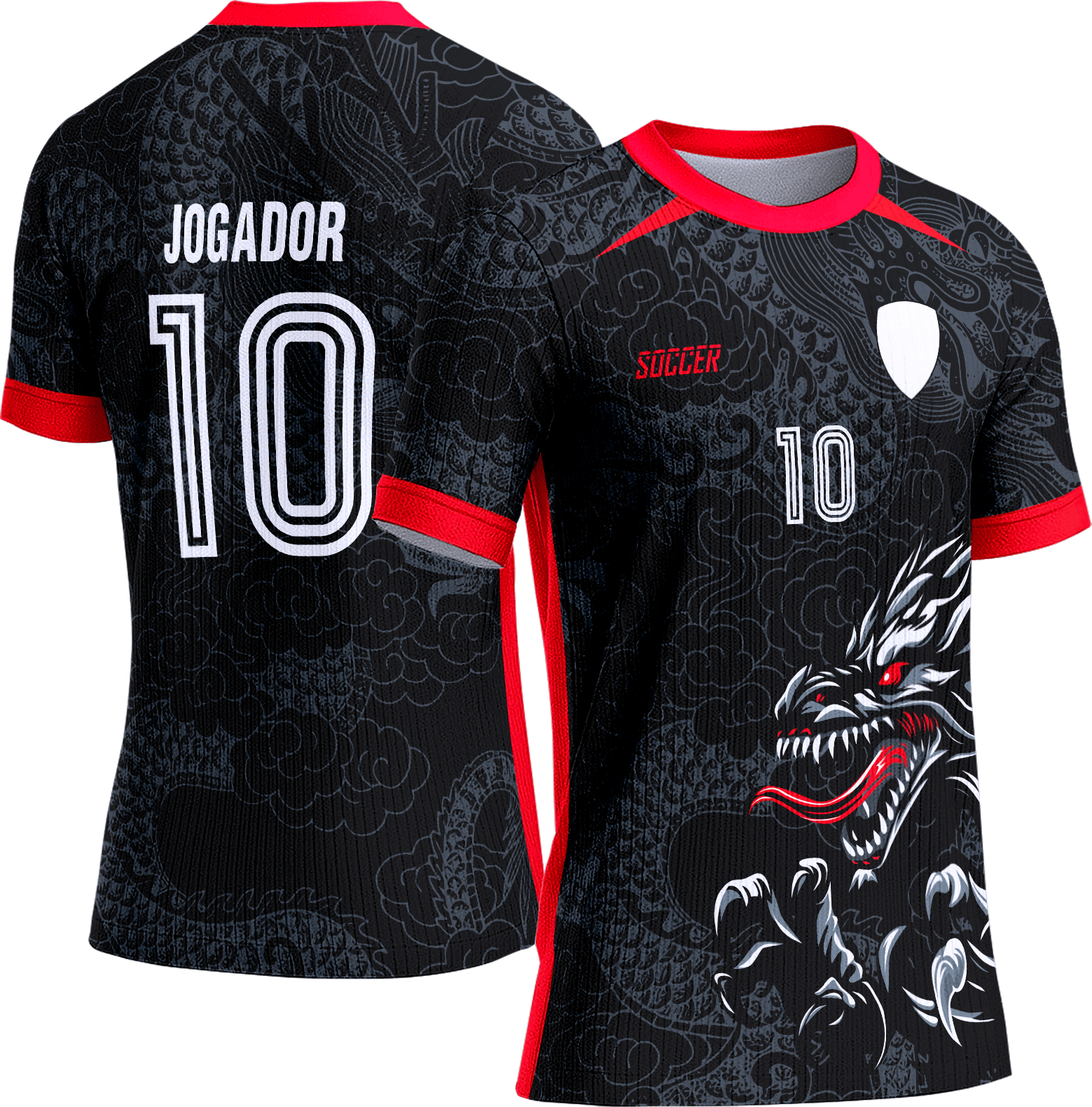 Arte Vetor Camisa Interclasse 398 Dragão