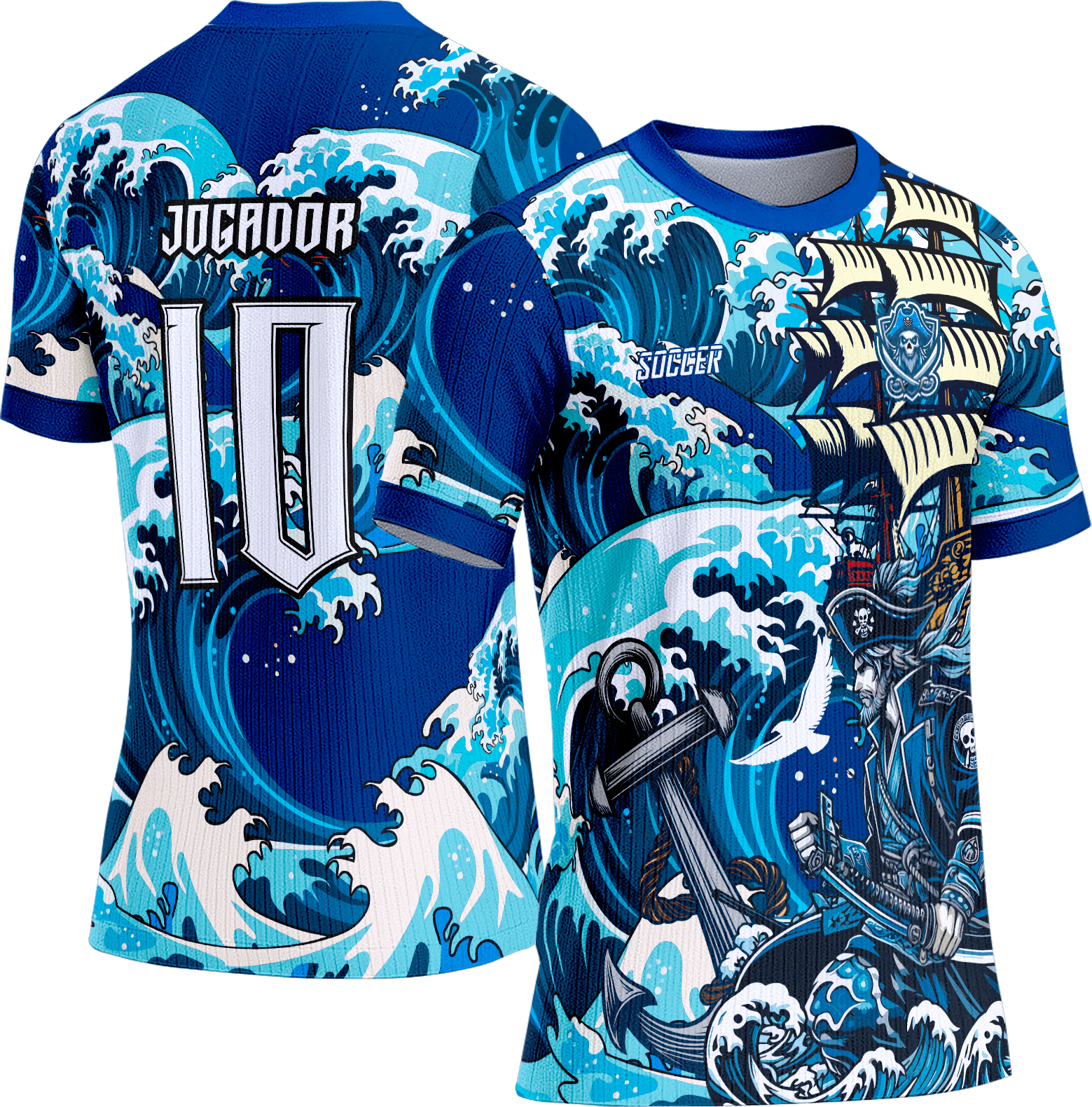 Arte Vetor Camisa Interclasse 416 Pirata