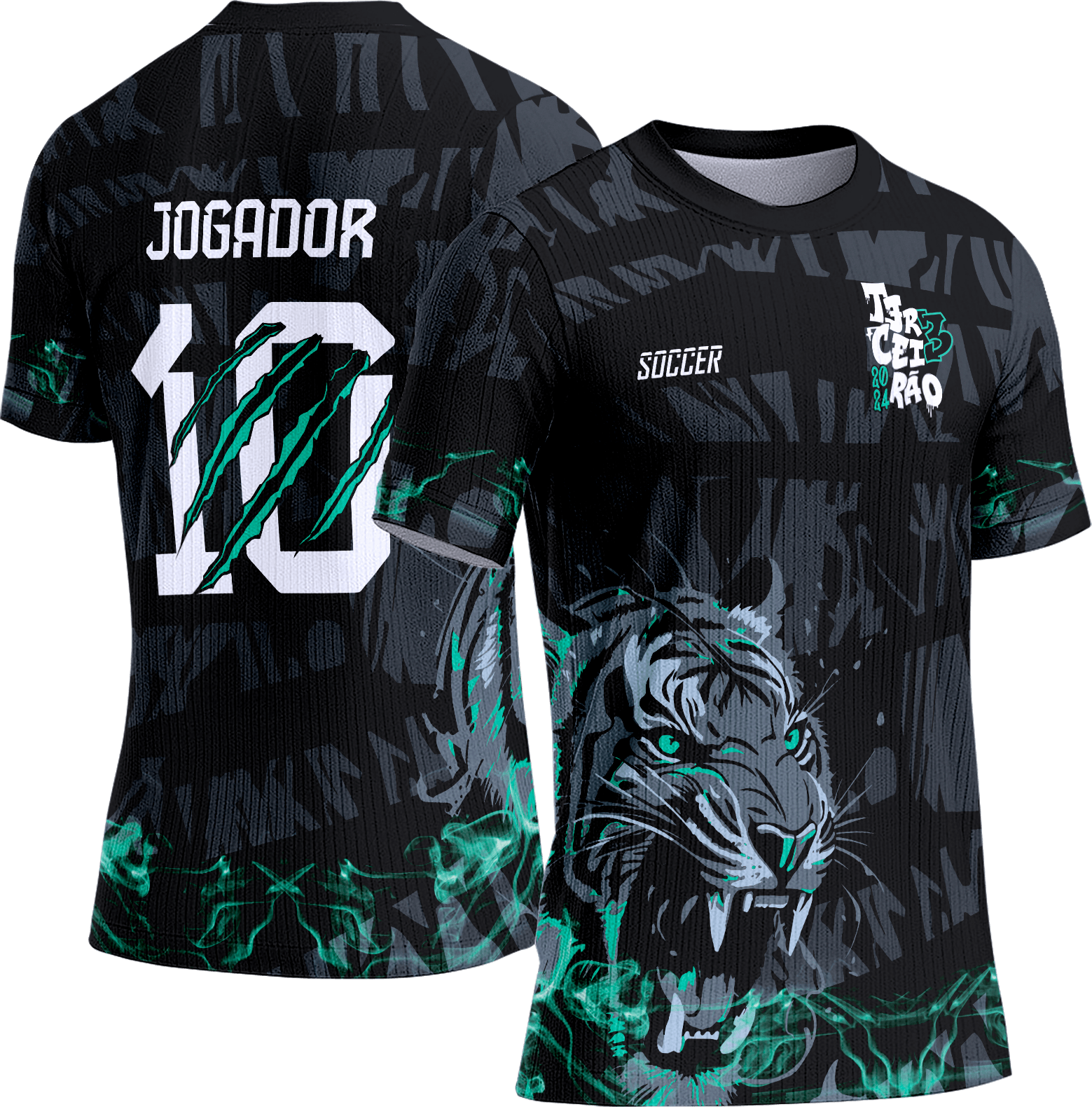 Arte Vetor Camisa Interclasse 434 Tigre