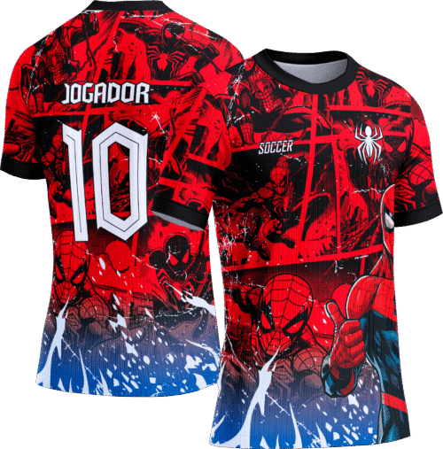 Arte Vetor Camisa Interclasse 459 Homem Aranha