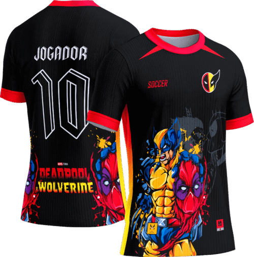 Arte Vetor Camisa Interclasse 476 Deadpool x Wolverine