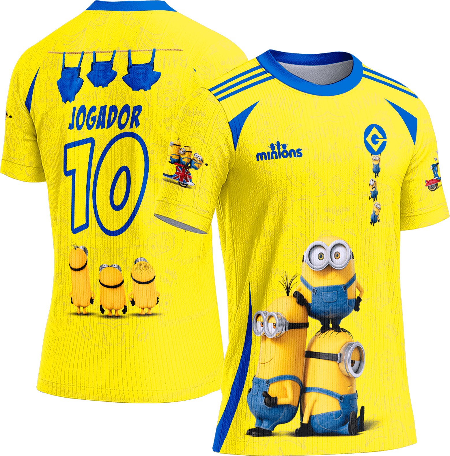 Arte Vetor Camisa Interclasse 654 Minions