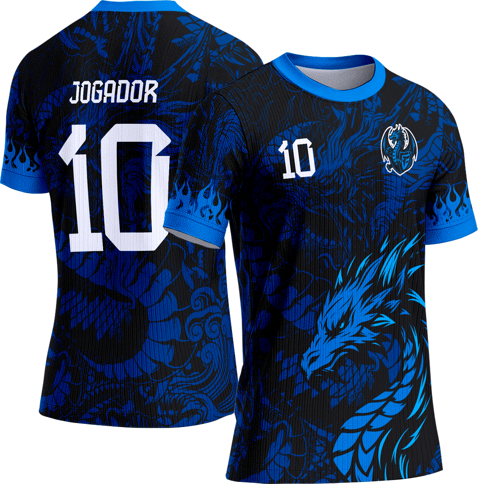 Arte Vetor Camisa Interclasse 696 Dragão