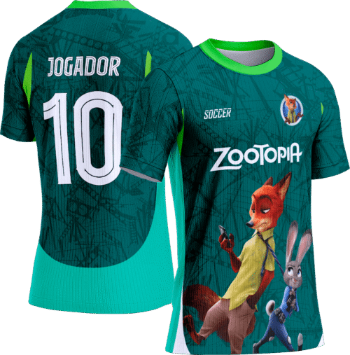 Arte Vetor Camisa Interclasse 699 Zootopia