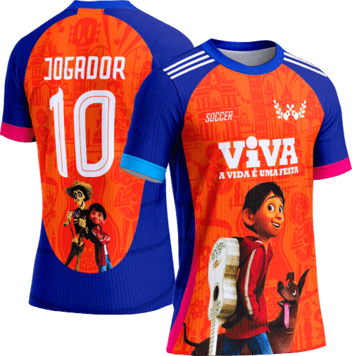 Arte Vetor Camisa Interclasse 701 Viva-A Vida é uma Festa