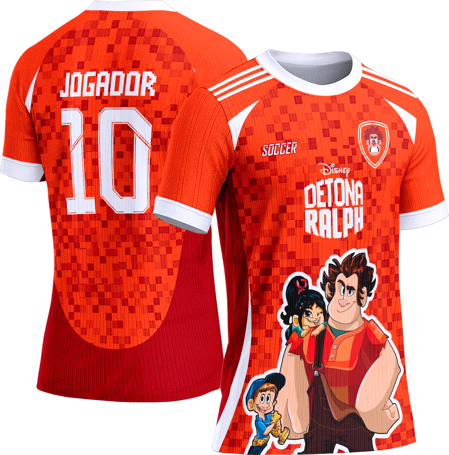 Arte Vetor Camisa Interclasse 711 Detona Ralph
