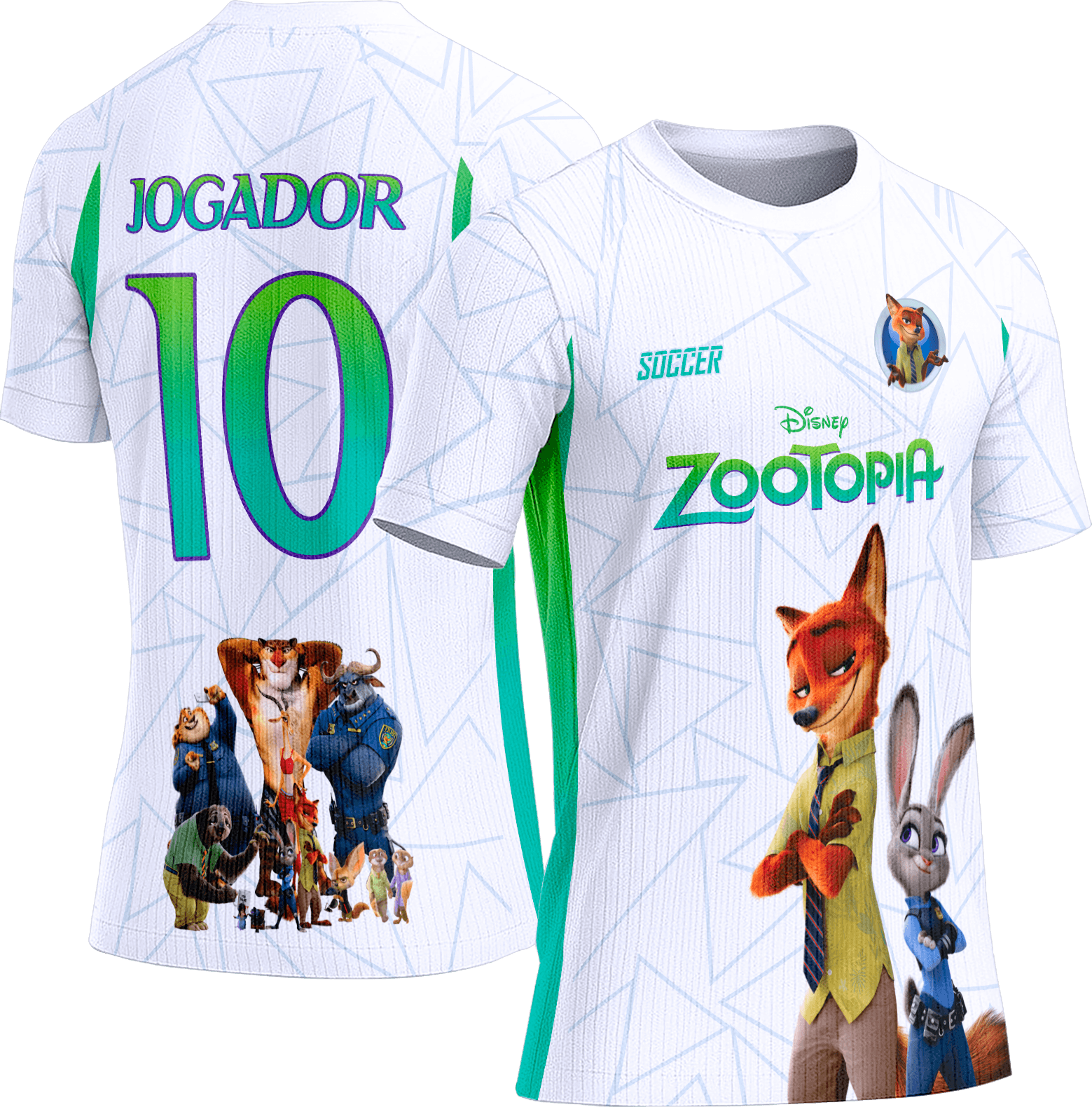 Arte Vetor Camisa Interclasse 718 Zootopia