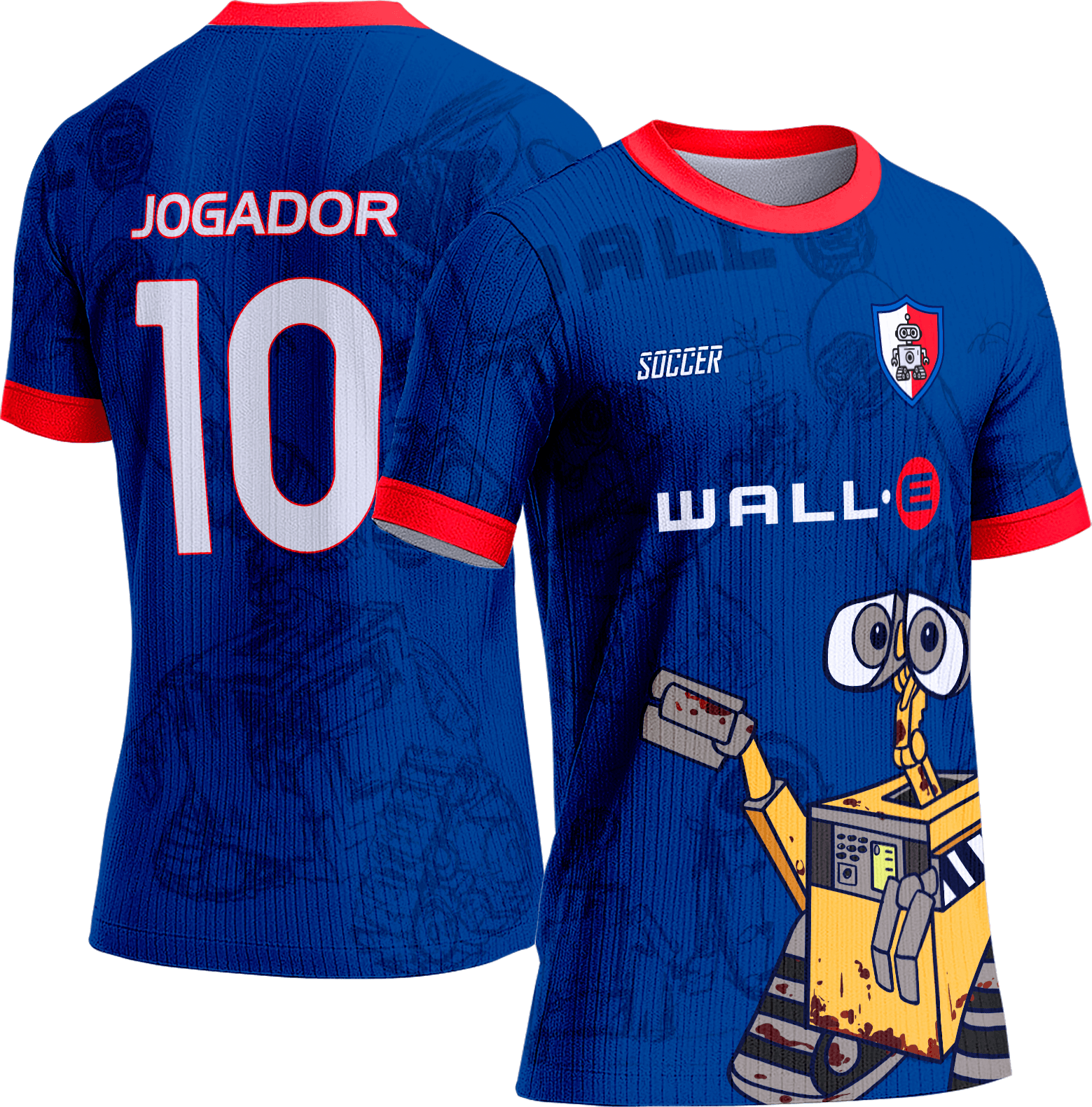 Arte Vetor Camisa Interclasse 722 Wall-e
