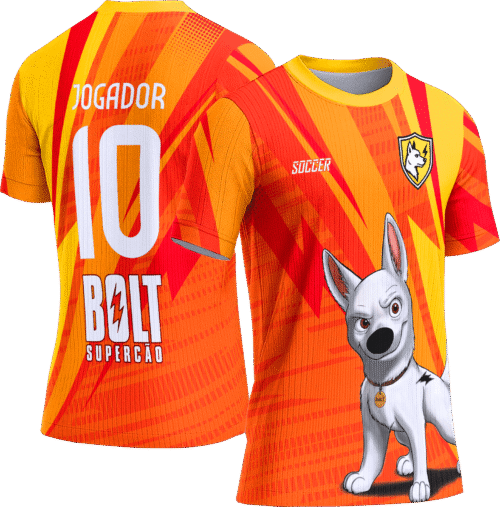 Arte Vetor Camisa Interclasse 735 Bolt Supercão
