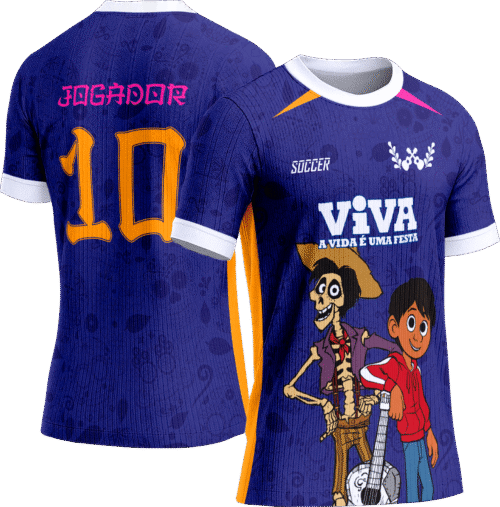 Arte Vetor Camisa Interclasse 736 Viva-A Vida é uma Festa