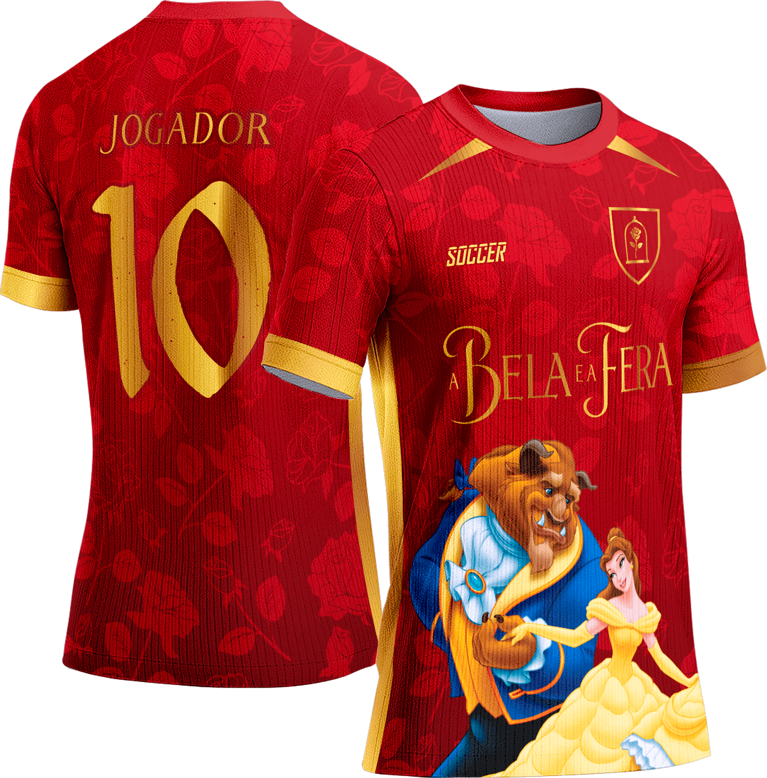 Arte Vetor Camisa Interclasse 738 A Bela e a Fera