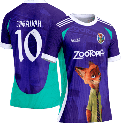 Arte Vetor Camisa Interclasse 740 Zootopia