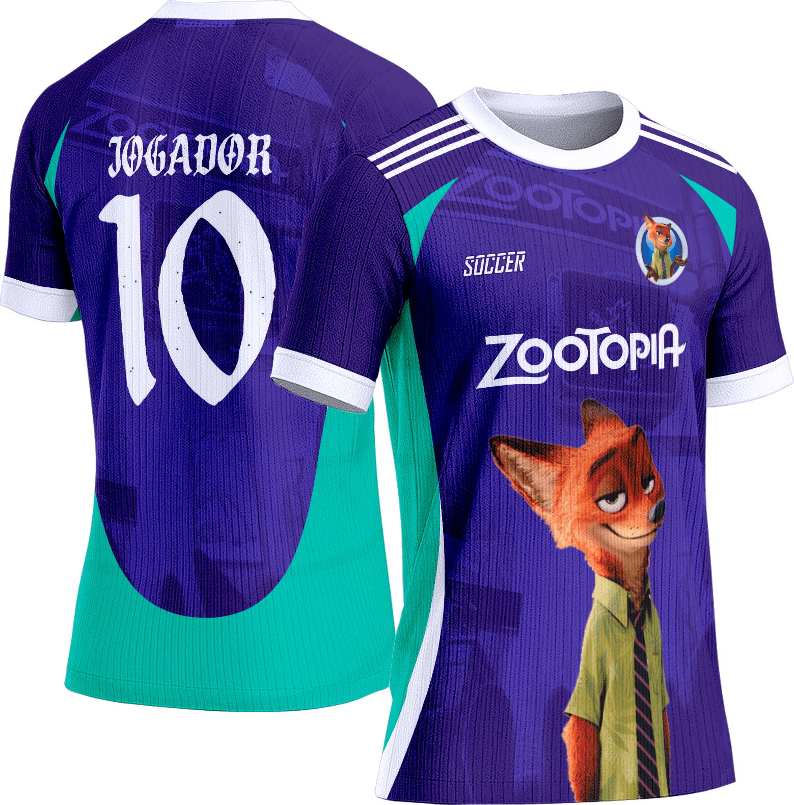 Arte Vetor Camisa Interclasse 740 Zootopia