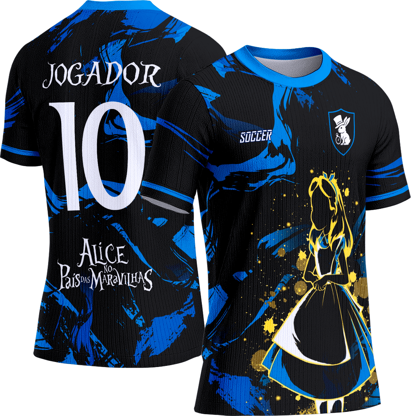 Arte Vetor Camisa Interclasse 743 Alice no País das Maravilhas