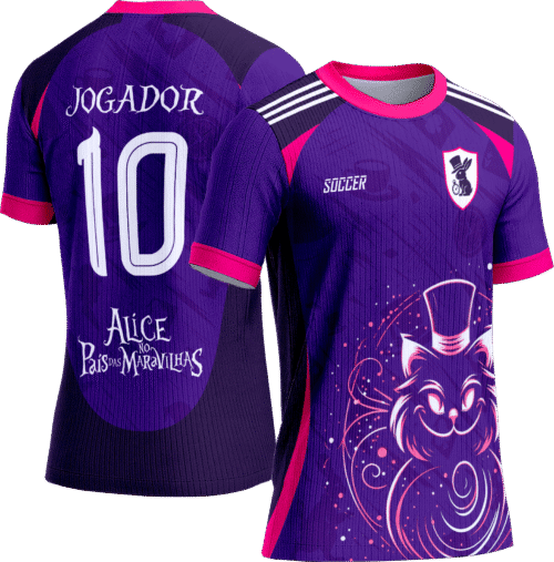 Arte Vetor Camisa Interclasse 746 Alice no País das Maravilhas