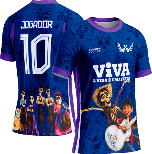 Arte Vetor Camisa Interclasse 753 Viva-A Vida é uma Festa