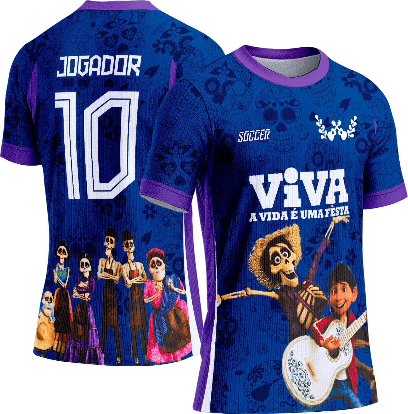 Arte Vetor Camisa Interclasse 753 Viva-A Vida é uma Festa
