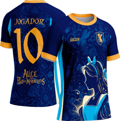 Arte Vetor Camisa Interclasse 755 Alice no País das Maravilhas