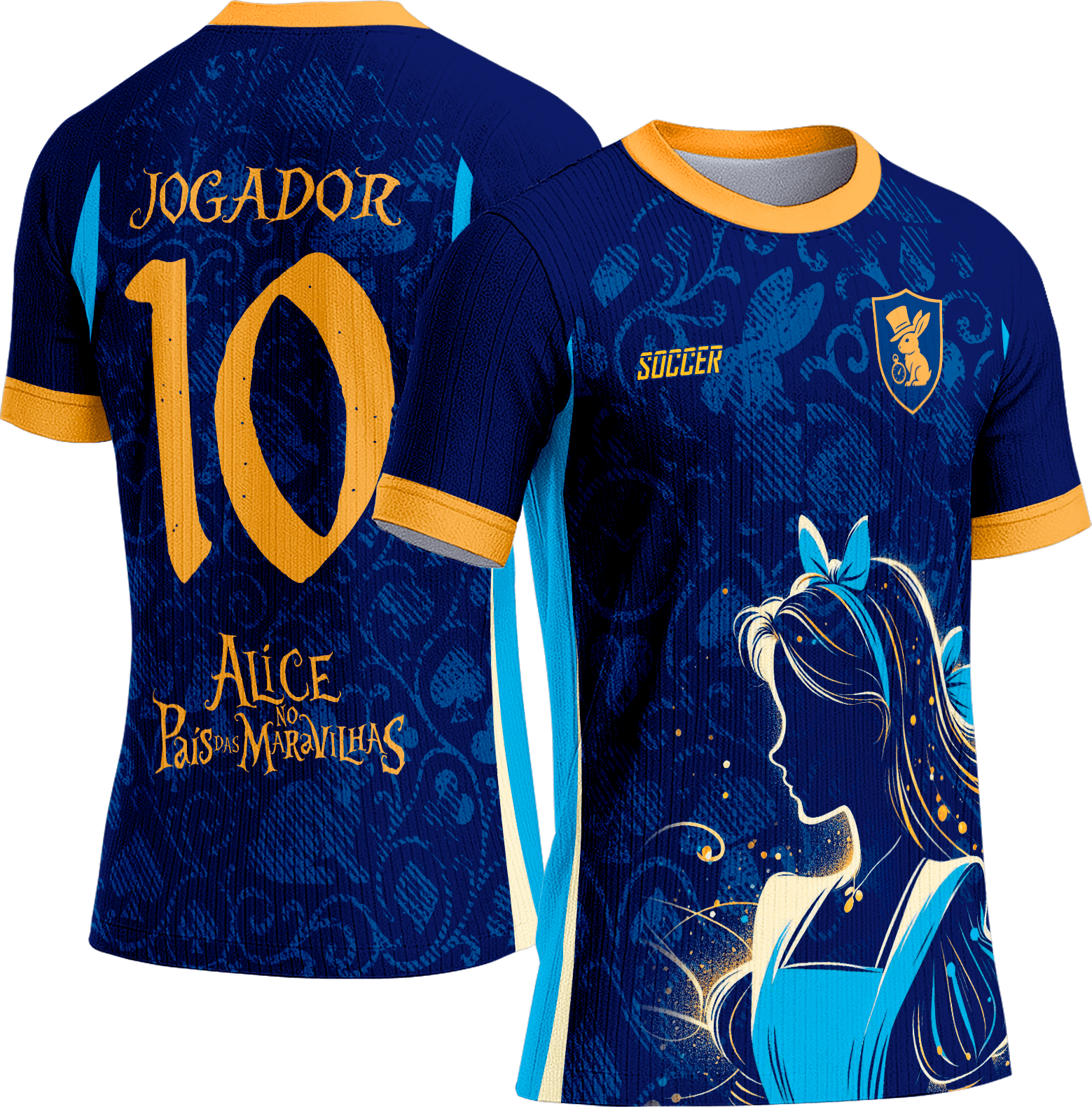 Arte Vetor Camisa Interclasse 755 Alice no País das Maravilhas