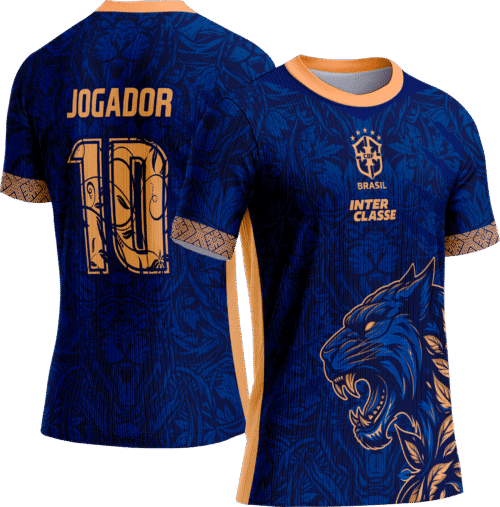 Arte Vetor Camisa Interclasse 794 Pantera Azul