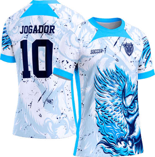Arte Vetor Camisa Interclasse 811 Coruja Azul
