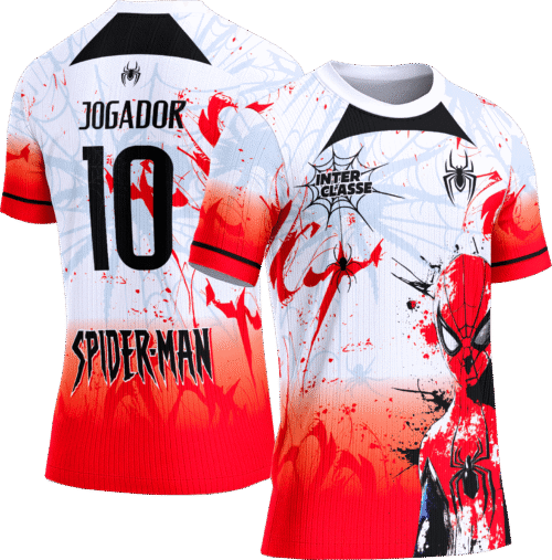 Arte Vetor Camisa Interclasse 813 Homem Aranha