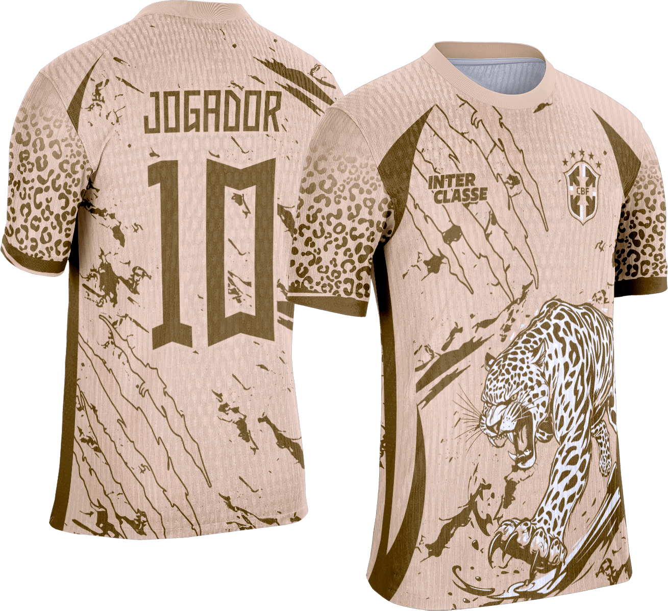 Arte Vetor Camisa Interclasse 854 Onça
