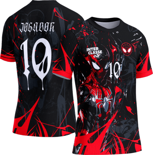 Arte Vetor Camisa Interclasse 886 Homem Aranha
