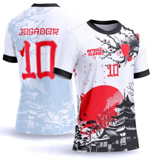 Arte Vetor Camisa Interclasse 1011 Japão Conceito