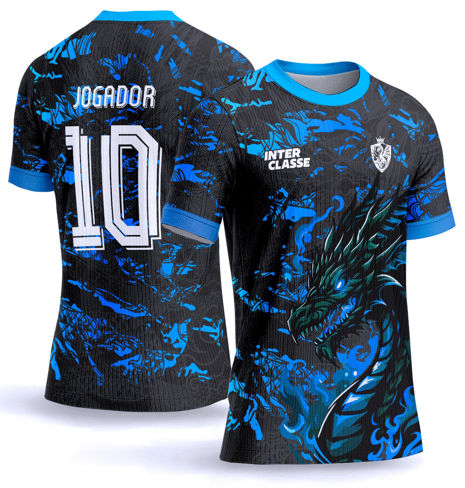 Arte Vetor Camisa Interclasse 1039 Dragão