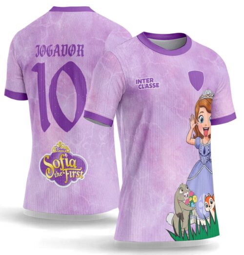 Arte Vetor Camisa Interclasse 1049 Princesinha Sofia