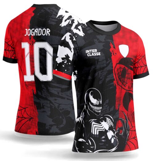 Arte Vetor Camisa Interclasse 1066 Homem Aranha VS Venom