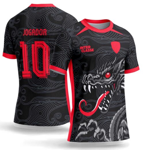 Arte Vetor Camisa Interclasse 1074 Dragão