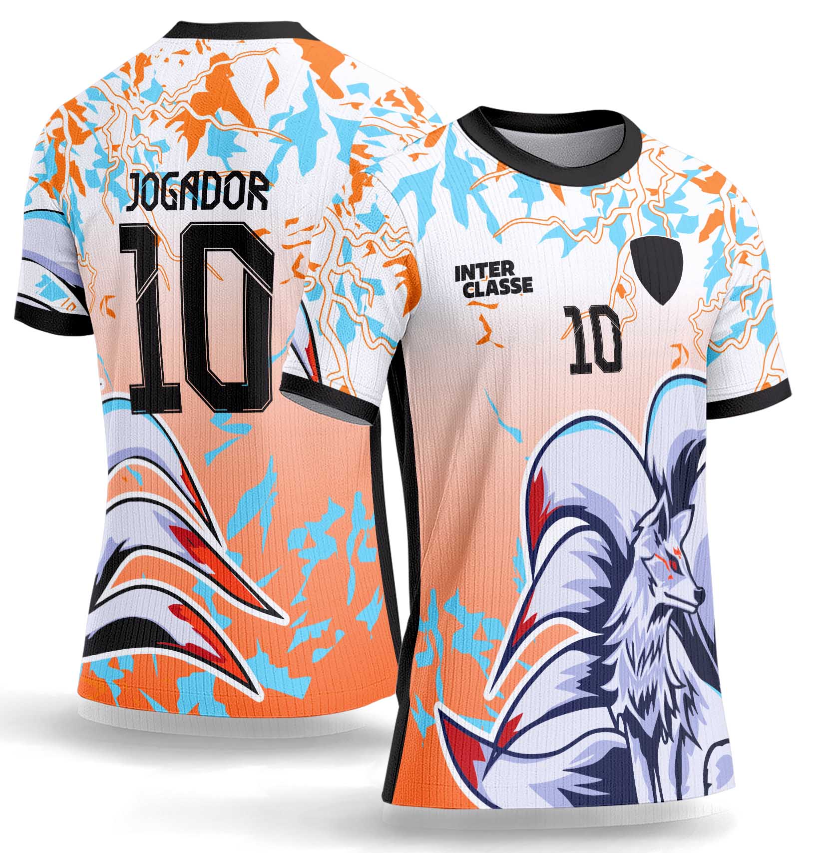 Arte Vetor Camisa Interclasse 1082 Raposa Branca