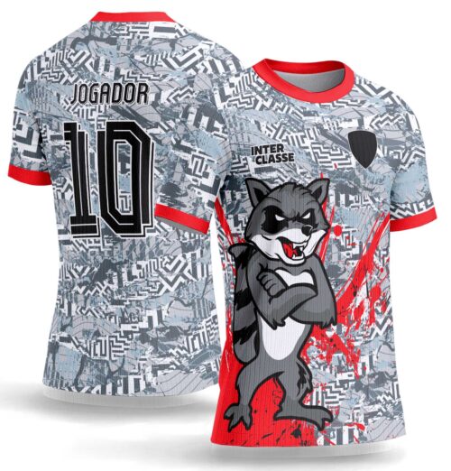 Arte Vetor Camisa Interclasse 1086 Guaxinim