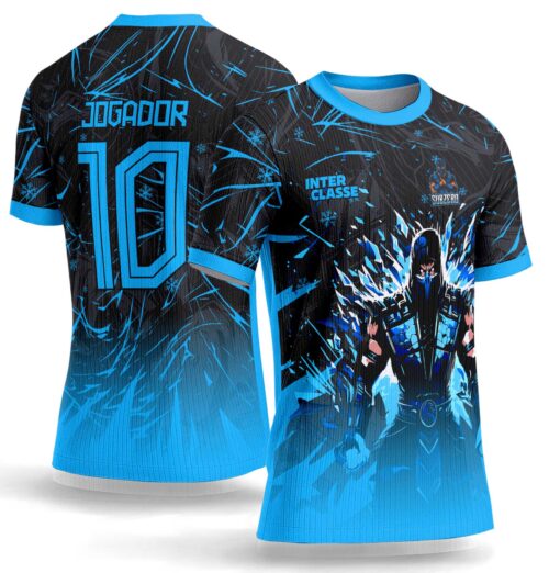 Arte Vetor Camisa Interclasse 1152 Mortal Kombat Sub-Zero